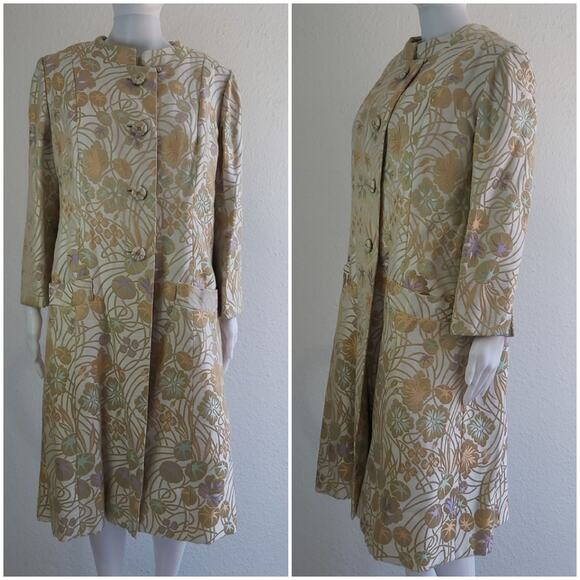 Vintage I.MAGNIN Countess Alexander Dress & Jacket Set Size Medium - Picture 5 of 11